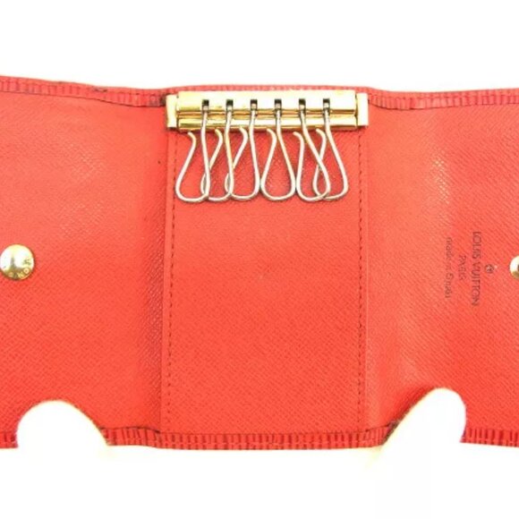 Louis Vuitton Key holder Key case Epi Red Woman unisex Authentic Used Y7488 - Picture 3 of 6